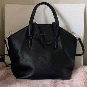Matt & Nat ‘Baxter’ Black Vegan Leather